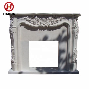 Популярный белый каррарский мраморный камин - Product Image 4