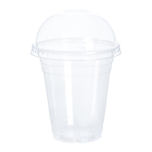 Gobelets transparents jetables PET avec couvercle pour emballage en plastique boisson froide à emporter café glacé latte jus <span class=keywords><strong>smoothie</strong></span> <span class=keywords><strong>verre</strong></span> 12oz - Product Image 4