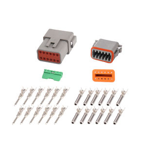 德氏 (Deutsch) DT06-2S/<span class=keywords><strong>3</strong></span>/4/6/8/12 针公头/母头插头电气连接器线束制造商 - Product Image 4