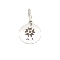 Étiquette Métallique Géométrique Personnalisable en Acier Inoxydable avec Logo de Marque, Modèle en Alliage de Zinc pour Bijoux Souvenirs et Pendentifs