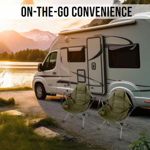 Taşınabilir uzanmış sallanan sandalye kamp hamak sandalye rahat katlanır sallanan sandalye çanta ile - Product Image 5