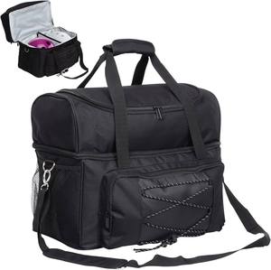 Bolsa de Lona para Equipo de Boliche, Espaciosa, Resistente y Organizada para Bolas, Zapatos y Accesorios de Boliche, Ideal para Entusiastas del Boliche - Product Image 1