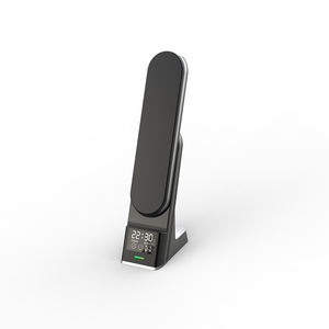 Support de charge sans fil rapide 15W avec lampe de table et horloge numérique pour <span class=keywords><strong>Apple</strong></span> Watch 11, Airpods Pro3 et téléphone portable - Product Image 3