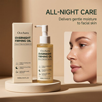 Sérum Visage Hydratant Raffermissant Nuit à la Vitamine C, Bakuchiol, Acide Hyaluronique et Huile de Rose Musquée 100ml – Estampage Or pour Femme, Usage Quotidien