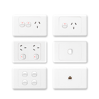 Interrupteur électrique australien de nouvelle conception, interrupteur lumineux Saa, interrupteur mural australien