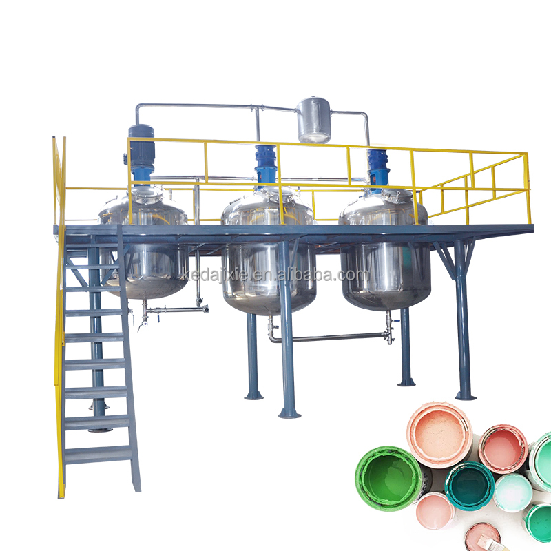 Semi Automatic Paint Production Line for