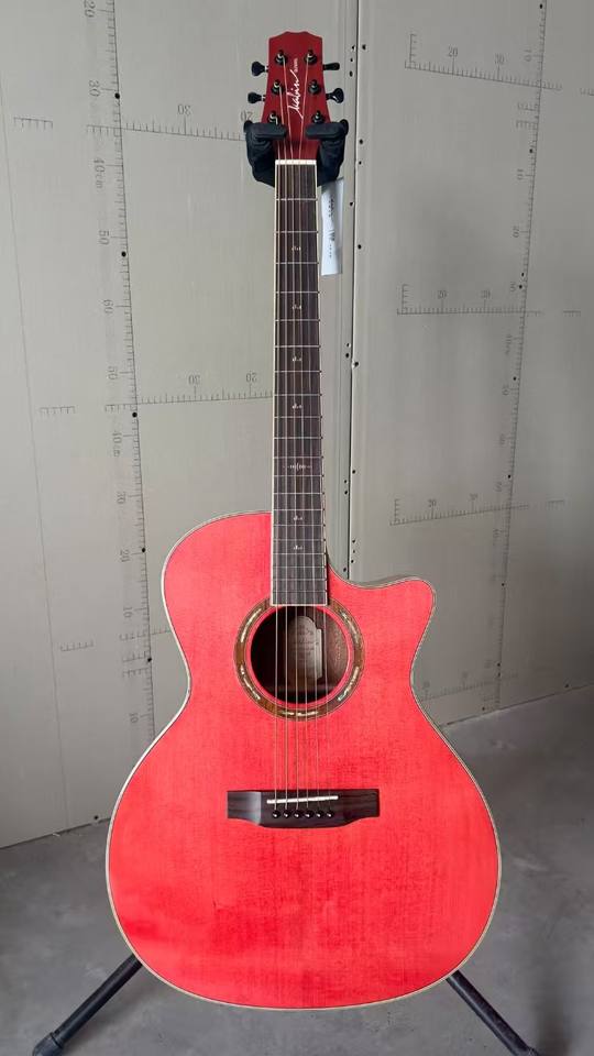 String Instruments Hd Hot Sale 6-String Top Solid Acoustic Guitars Spruce with Mahogany Back ...