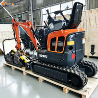 Oferta Especial: Mini Excavadora SHANDING de Fábrica, 1 y 2 Toneladas, Excavadora Pequeña sobre Orugas con Motor Kubota, Certificación CE Euro 5 EPA, Excavadora Hidráulica