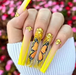 Style Européen Américain <span class=keywords><strong>Faux</strong></span> <span class=keywords><strong>Ongles</strong></span> 10pcs ABS Transparent Variété Couleurs Naturelles Choisissez Offre Spéciale Motif Carré pour Doigt - Product Image 3