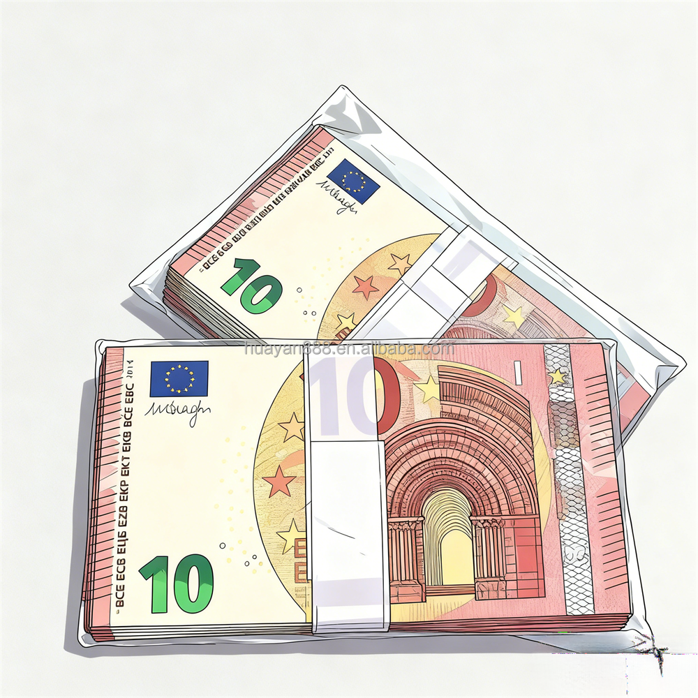 Papier multicolore 10 euros-1 paquet = 100 pièces