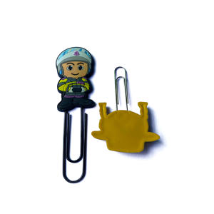 Klip kertas PVC kustom Logo timbul tanda buku lembut Pvc pembatas buku tas OPP Promosi lembut karet hadiah plastik untuk bisnis - Product Image 5