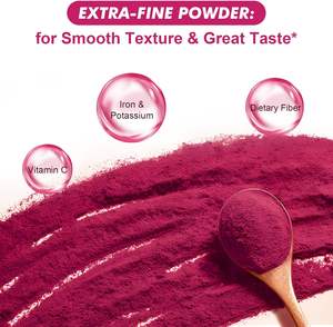 Suplemento Orgánico <span class=keywords><strong>de</strong></span> Remolacha OEM, Polvo <span class=keywords><strong>de</strong></span> Raíz <span class=keywords><strong>de</strong></span> Remolacha con Nitratos, Potasio, Betaína, Ácido Fólico, <span class=keywords><strong>Hierro</strong></span>, Promueve la Salud Circulatoria y Cardíaca - Product Image 4