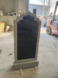 American Style Grey Granite Flat Slant Marker Headstone Cheap Tombstones Gravestones <strong>for</strong> Cemetery <strong>Graves</strong> <strong>for</strong> <strong>Memorial</strong> Gardens - Product Image 2