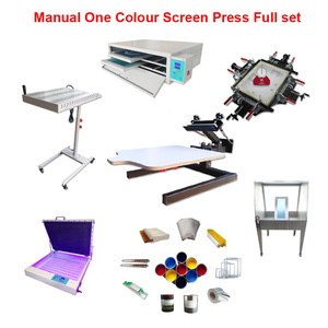 <span class=keywords><strong>Presse</strong></span> manuelle à main couleur unique Imprimante de sérigraphie 1 station <span class=keywords><strong>Presse</strong></span> de sérigraphie - Product Image 5