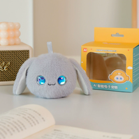 Jouet intelligent IA transfrontalier 2ème génération, Lapin-elfe IA, Compagnon émotionnel interactif vocal, Poupée d'apprentissage précoce en polyester