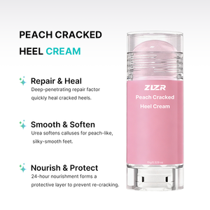 Baume pour les pieds bio parfumé à la fraise pour la réparation des talons secs et gercés, hydratation intensive, soin réparateur pour les pieds féminins - Product Image 2