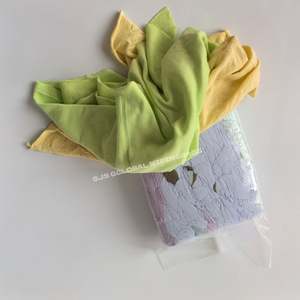 Trapos de Algodón 100% de Color Claro para Limpieza Industrial, Suaves, Absorbentes y Anti-Rayaduras - Product Image 1