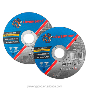 Disque de coupe 115x1x22.23mm pour métal, roues abrasives en résine de 4 1/2 pouces pour Inox, haute qualité, usine OEM LOWENDORF - Product Image 2
