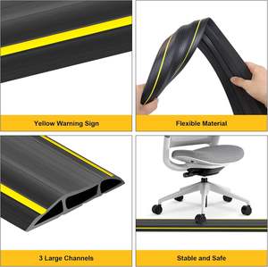 Joint d'étanchéité universel 3 canaux pour <span class=keywords><strong>bas</strong></span> <span class=keywords><strong>de</strong></span> <span class=keywords><strong>porte</strong></span> <span class=keywords><strong>de</strong></span> <span class=keywords><strong>garage</strong></span>, bande <span class=keywords><strong>de</strong></span> protection contre les intempéries en caoutchouc, cache-cordon <span class=keywords><strong>de</strong></span> sol DIY résistant aux intempéries - Product Image 3