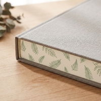 Carnet à couverture rigide en lin avec logo personnalisé, format A5 - 120 pages lignées, idéal pour un cadeau