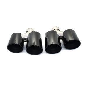 Tubo de Escape de Acero Inoxidable para Automóvil, Punta de Silenciador Negra, Sistema de Escape, Boquilla de Escape para <span class=keywords><strong>Alfa</strong></span> Romeo Giulia 200 280 - Product Image 1