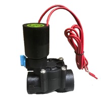 Vanne solénoïde d'irrigation en plastique GREAT IRRIGATION avec commande manuelle pour système d'irrigation automatique agricole