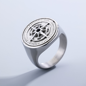 Pop Đồ Trang Sức Thép Không Gỉ Đúc Vòng Mens La Bàn Phụ Kiện Hợp Thời Trang Punk Độc Đáo Đa Năng Người Đàn Ông Vòng - Product Image 4