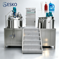 Mélangeur cosmétique à structure fixe ESKO pour la fabrication de beurre corporel, hydratant, crème solaire, crème pour les mains, crème pour les yeux, produits de soin de la peau
