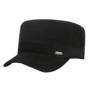 2025 Winter Thick Warm <b>Flat</b> Top Sports <b>Caps</b> for <b>Men</b> Outdoor Fashion Casual Warm Captain Hat - Product Image 5