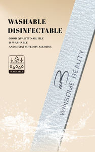 Fournitures professionnelles pour les ongles en gros, <span class=keywords><strong>lime</strong></span> <span class=keywords><strong>à</strong></span> ongles en bois double face avec grain 80/80, étui en plastique jetable durable pour les doigts - Product Image 6