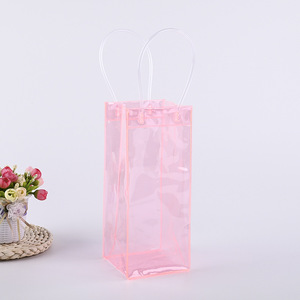 Custom PVC sacchetto sacchetto <span class=keywords><strong>richiudibile</strong></span> imballaggio trasparente promozione PVC borsa con manico Shopping sacchetto di plastica per il regalo - Product Image 6
