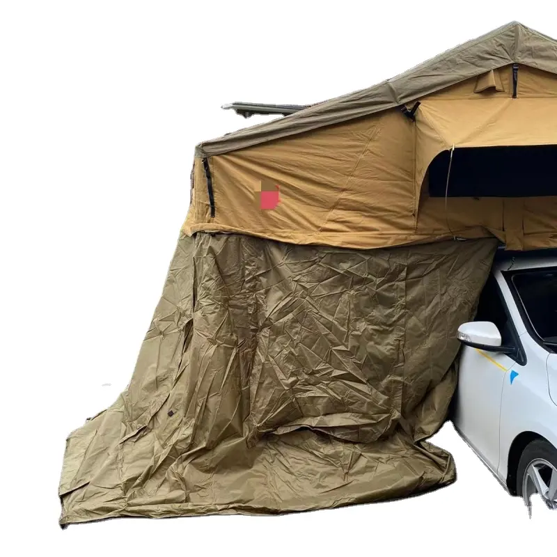 DrunkenXp Camping Longer Tente de toit de voiture de grande taille Tente de camion d'extérieur Tente de toit à coque souple légère