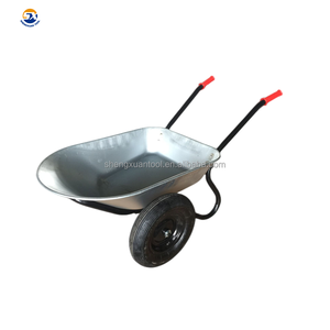 दो पहियों लोहे की सामग्री ट्रे, बगीचे व्हीलबैरो wb6407 - Product Image 2