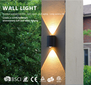 현대 스포트라이트 6W 장식 벽 램프 비품 복도 IP54 LED 벽 조명 - Product Image 2