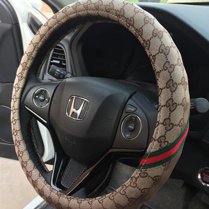 Accesorios para Automóviles, Regalos de Moda de Lujo para Mujer, Fundas para <span class=keywords><strong>Volante</strong></span> de Diseñador de Marca para Mercedes Benz, <span class=keywords><strong>BMW</strong></span>, Audi, Toyota, Tesla - Product Image 4