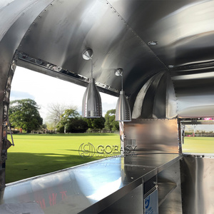 New Arrival 13ft Length Stainless Steel Eco-Friendly Rust Resistant <strong>Ice</strong> <strong>Cream</strong> Food <strong>Trailer</strong> with Full Kitchen for Outdoor Use - Product Image 3