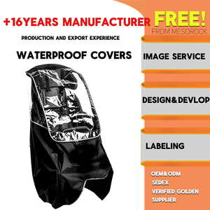 Housse de siège de vélo imperméable pour siège de vélo pour enfant, housse de pluie pour vélo pour siège arrière d'enfant avec fenêtre transparente - Product Image 2