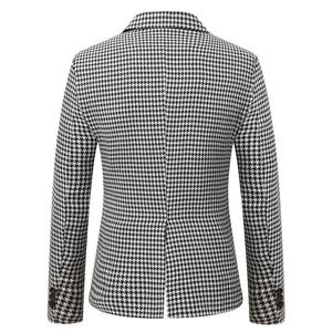 <span class=keywords><strong>Blazer</strong></span> de Costume <span class=keywords><strong>Homme</strong></span> de Haute Qualité, Veste Décontractée à <span class=keywords><strong>Carreaux</strong></span>, <span class=keywords><strong>Blazer</strong></span> à Un Bouton, Manteau de Travail Professionnel pour Hommes - Product Image 3