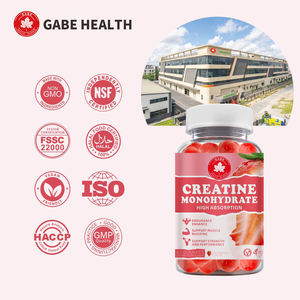 <b>Creatine</b> <b>Monohydrate</b> Gummies Strawberry Pre-Workout Muscle Growth & Energy Sugar Free Vegan Dietary Supplement - Product Image 2