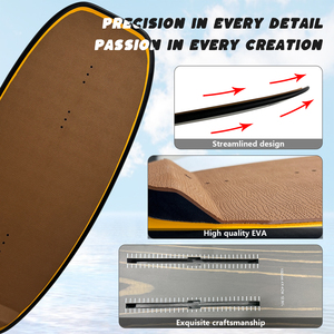 Nueva Tabla de Wing Foil de Fibra de Carbono de 100 cm, con Bomba, para Surfear en Aguas Oceánicas, Capacidad de Carga de 150 kg, 100 Ocean Waters S - Product Image 3