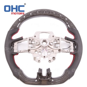 Volante de fibra de carbono LED RPM para <span class=keywords><strong>Ford</strong></span> <span class=keywords><strong>Mustang</strong></span> <span class=keywords><strong>GT500</strong></span> Ecoboost Gt <span class=keywords><strong>2018</strong></span> 2019 2020 2021 Ohc Motors - Product Image 6