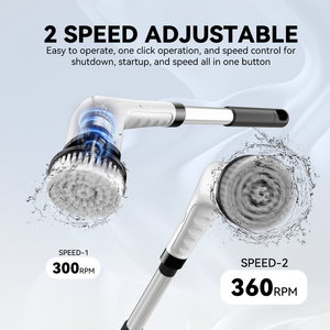 EE. UU. Almacén <span class=keywords><strong>Nuevo</strong></span> 2 Engranajes Ajustar Depurador de Giro eléctrico, productos de limpieza profesional 7 en 1 Cepillos de limpieza inalámbricos - Product Image 6