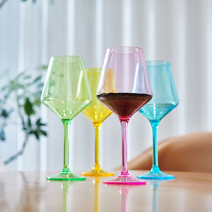 Verre à vin en plastique <span class=keywords><strong>Laguna</strong></span> Beach, design moderne, réutilisable, portable, incassable, pour les fêtes - Product Image 1