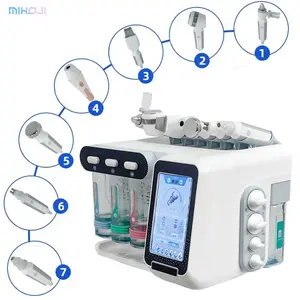 7 en 1 dermoabrasione ringiovanimento idro macchina facciale rimozione punti neri idro macchina facciale acqua microdermoabrasione