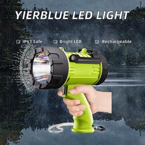 BUYSIGHT ไฟฉาย LED แบบชาร์จไฟได้ 1000000 ลูเมนส์ไฟล่าสัตว์แบบกันน้ำแบบพกพา ฟิลเตอร์สีแดง ปรับความสว่างได้ (กราไฟต์) - Product Image 4