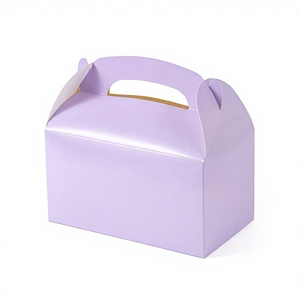 Caja de Regalo de Cartón Plegable con Asa y Logotipo Personalizado, Caja de Regalo de Papel Colorida para Pastelería, Alimentos, Pasteles, Dulces, <span class=keywords><strong>Regalos</strong></span> al por Mayor - Product Image 6