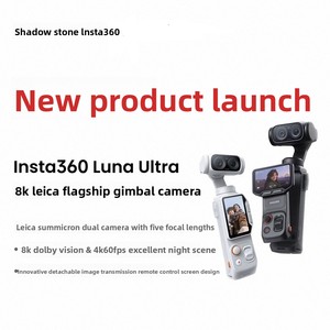 Cámara con Gimbal de Doble Lente <span class=keywords><strong>Insta360</strong></span> Luna Ultra, 8K, Zoom Óptico 6x, Pantalla de 2 Pulgadas, Batería de 4 Horas, Grabación de Video Deportivo - Product Image 4