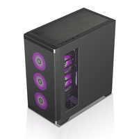 Échantillon gratuit boîtier d'ordinateur de bureau E-ATX armoire tour complète de jeu boîtier PC verre trempé ITX M-ATX ATX tours de boîtiers d'ordinateur