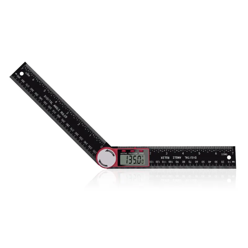 DITRON 200/300mm Electronic Plastic Digital Protractor Gauge Angle Measurement Tool Multi Angle Ruler Tools Angle Finder 360