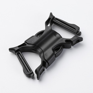 Pom Plastic <b>Clip</b> Buckle J1185 25 Black Durable For Bags Adjustable Straps - Product Image 3